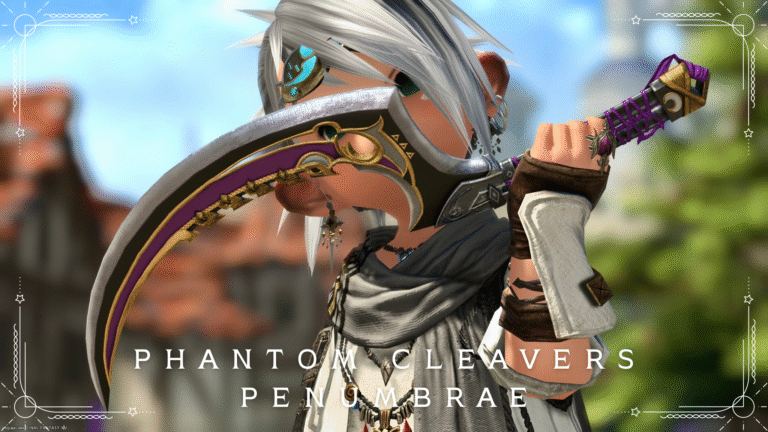 Samurai's Phantom Weapon (PW) First Form: Kirin Katana "Phantom Blade Penumbrae" Lalafell FF14 Blog Norirow Note 48