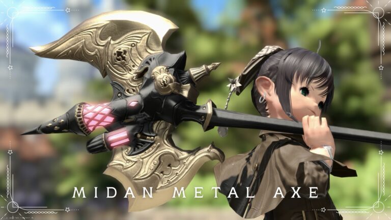 スチームパンクなランプのようなアレキサンダー斧・戦士武器『ミダース・メタルアクス』 ララフェル FF14ブログ Norirow Note 45
