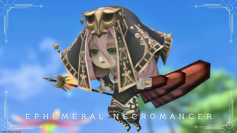 ジト目で可愛いネクロマンサーちゃんのミニオン『幻影のネクロマンサー』(漆黒決戦ノルヴラント) ララフェル FF14ブログ Norirow Note 30