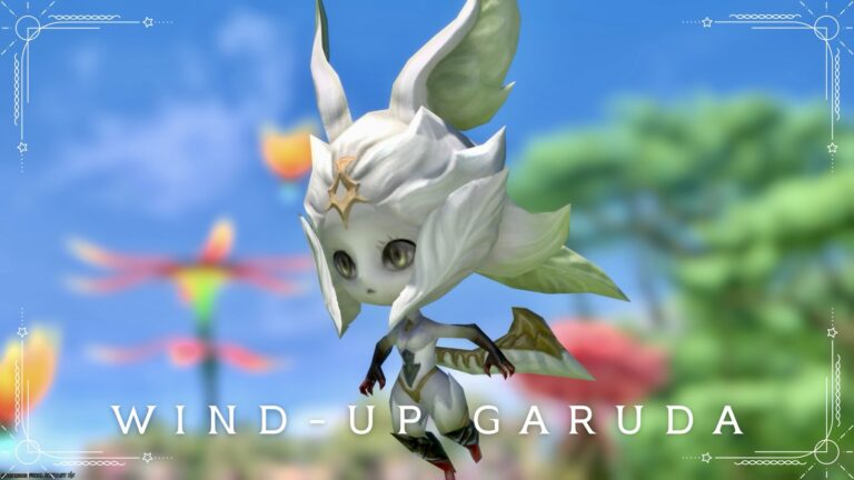 頭に乗ってくれる可愛いガルーダちゃんのミニオン『マメット・ガルーダ』 ララフェル FF14ブログ Norirow Note 36