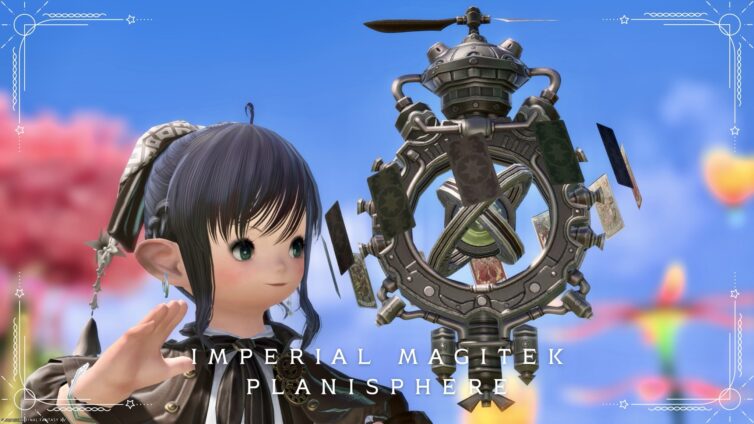 プロペラで飛ぶスチームパンクな天球儀・占星術師武器『インペリアル・マジテックプラニスフィア』 ララフェル FF14ブログ Norirow Note 20