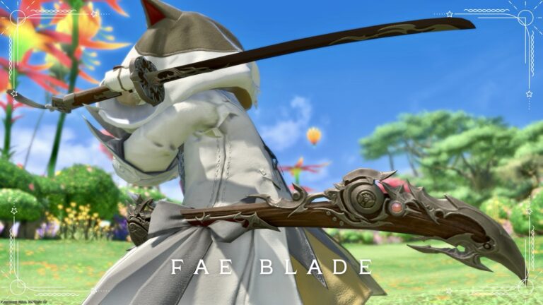 妖精郷のアンティークで可愛い木製鞘の刀・サムライ武器『フェイブレード』 ララフェル FF14ブログ Norirow Note 66