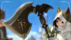 FF9 "Beauty Hunter" Lani's Axe-like Cute Reaper Scythe "Historia Heavy Scythe" Lalafell FF14 Blog Norirow Note 56