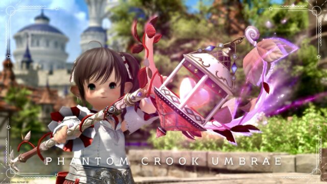 White Mage's Phantom Weapon (PW) Second Form: Glowing Heart Lamp Staff "Phantom Crook Umbrae" Lalafell FF14 Blog Norirow Note 14