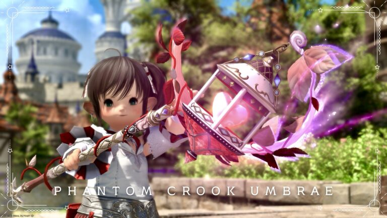White Mage's Phantom Weapon (PW) Second Form: Glowing Heart Lamp Staff "Phantom Crook Umbrae" Lalafell FF14 Blog Norirow Note 39