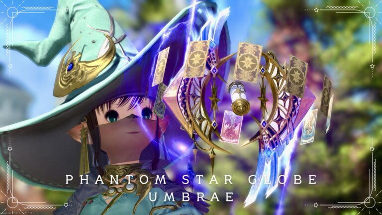 占星術師のファントムウェポン (PW) 第二形態・光るソウルサイフォンの天球儀『ファントムアンブラ・スターグローブ』 ララフェル FF14ブログ Norirow Note 42