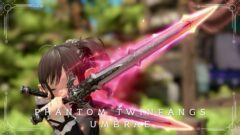 Viper's Phantom Weapon (PW) second form: the gleaming silver-crafted dual sword, "Phantom Twinfangs Umbrae" Lalafell FF14 Blog Norirow Note 47