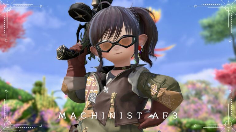 アーミーな迷彩色っぽい軍服・機工士AF3装備『ガンナー』(ララフェル女子Ver.) ララフェル FF14ブログ Norirow Note 48