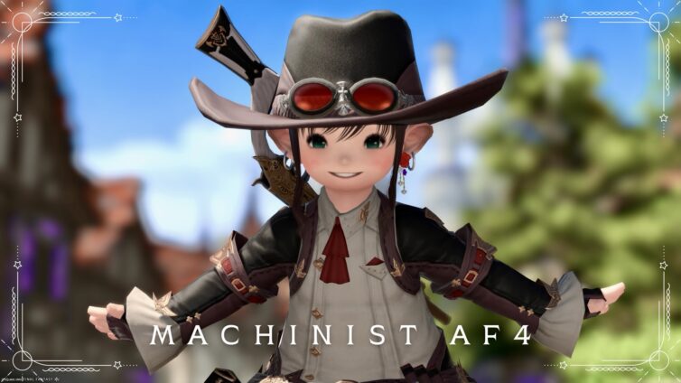 オシャレな西部劇のガンマン風な機工士AF4装備『ガンスリンガー』(ララフェル女子Ver.) ララフェル FF14ブログ Norirow Note 20