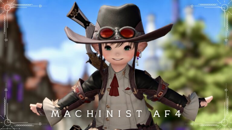 A stylish western-style Machinist AF4 gear, "Gunslinger" (Lalafell Female Ver.) Lalafell FF14 Blog Norirow Note 37