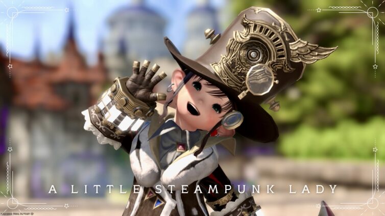 [Glamour] A slightly steampunk lady (scholar outfit) Lalafell FF14 Blog Norirow Note 20