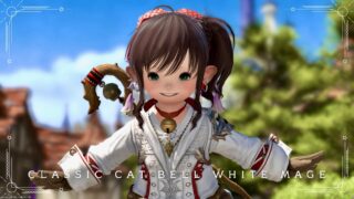 Cute stained glass floral White Mage wand "Wand of the First Light" (Pilgrim's Traverse) Lalafell FF14 Blog Norirow Note 70