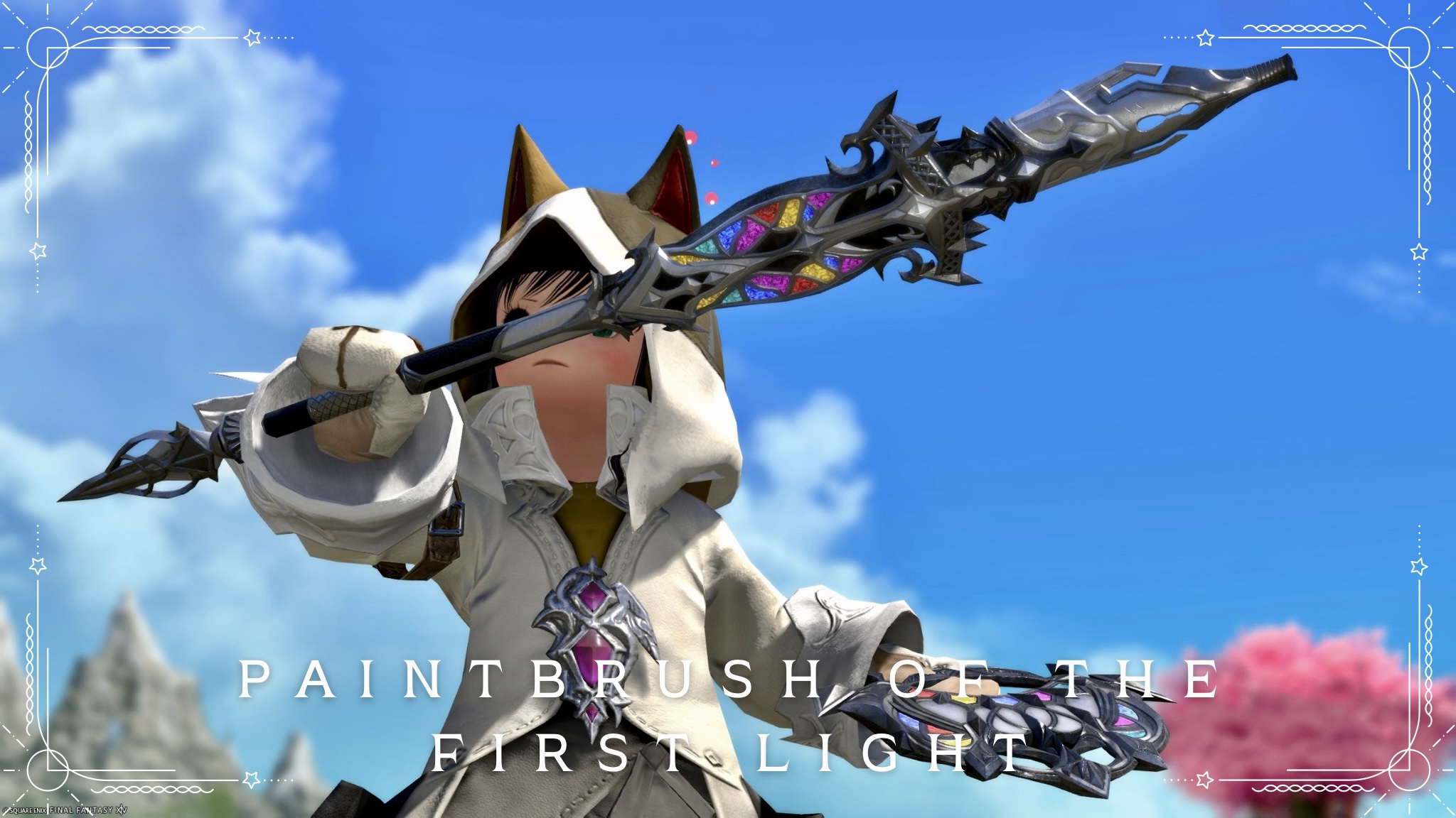 Steampunk-inspired military uniform with Machinist AF5 gear "Pioneer" (Lalafell female version) Lalafell FF14 Blog Norirow Note 44