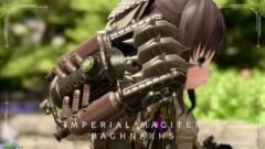 Steampunk roller punch Monk melee weapon "Imperial Magitek Baghnakhs" Lalafell FF14 Blog Norirow Note 47