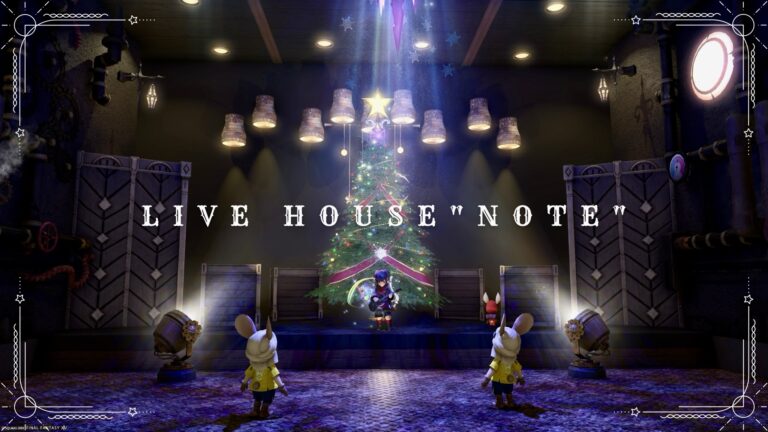 【ハウジング】「ライブハウス "NOTE"」をクリスマスアレンジしてみたよ♪ ララフェル FF14ブログ Norirow Note 50
