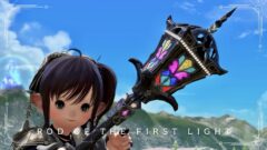 ステンドグラスの可愛いランプな黒魔道士杖『ファーストライト・ロッド』(ピルグリム・トラバース) ララフェル FF14ブログ Norirow Note 46