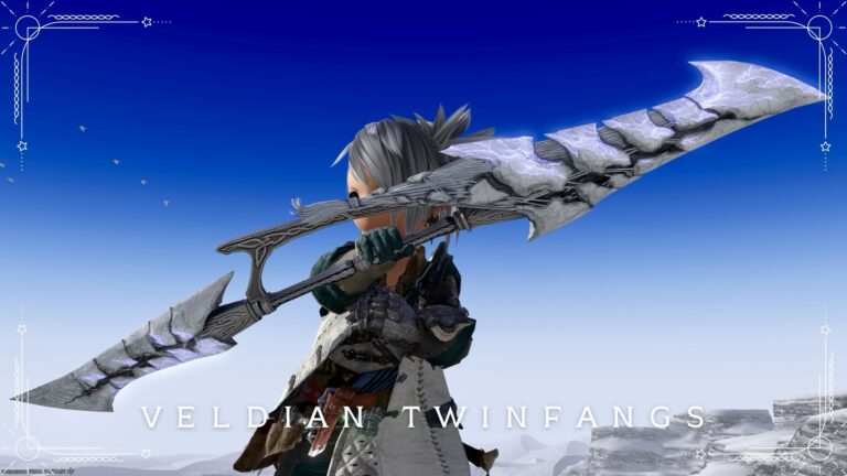 アルシュベルドの操虫棍？白の孤影のヴァイパー武器『ガルシュツインファング』(モンハンコラボ) ララフェル FF14ブログ Norirow Note 51