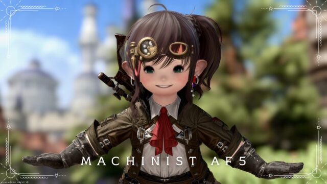 スチームパンクなオシャレ軍服・機工士AF5装備『パイオニア』(ララフェル女子Ver.) ララフェル FF14ブログ Norirow Note 45