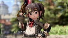 [Glamour] Cute Steampunk Military Outfit (Machinist AF Gear Arrangement) Lalafell FF14 Blog Norirow Note 48