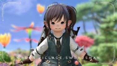 [Glamour] "Green Village Swordsman" Outfit (Goldsmith AF4 Arrangement) Lalafell FF14 Blog Norirow Note 20