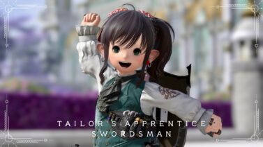 [Glamour] "Noble Tailor's Apprentice Swordsman" Outfit (Weaver x Alchemist x Black Mage x Healer x Paladin Mix) Lalafell FF14 Blog Norirow Note 20