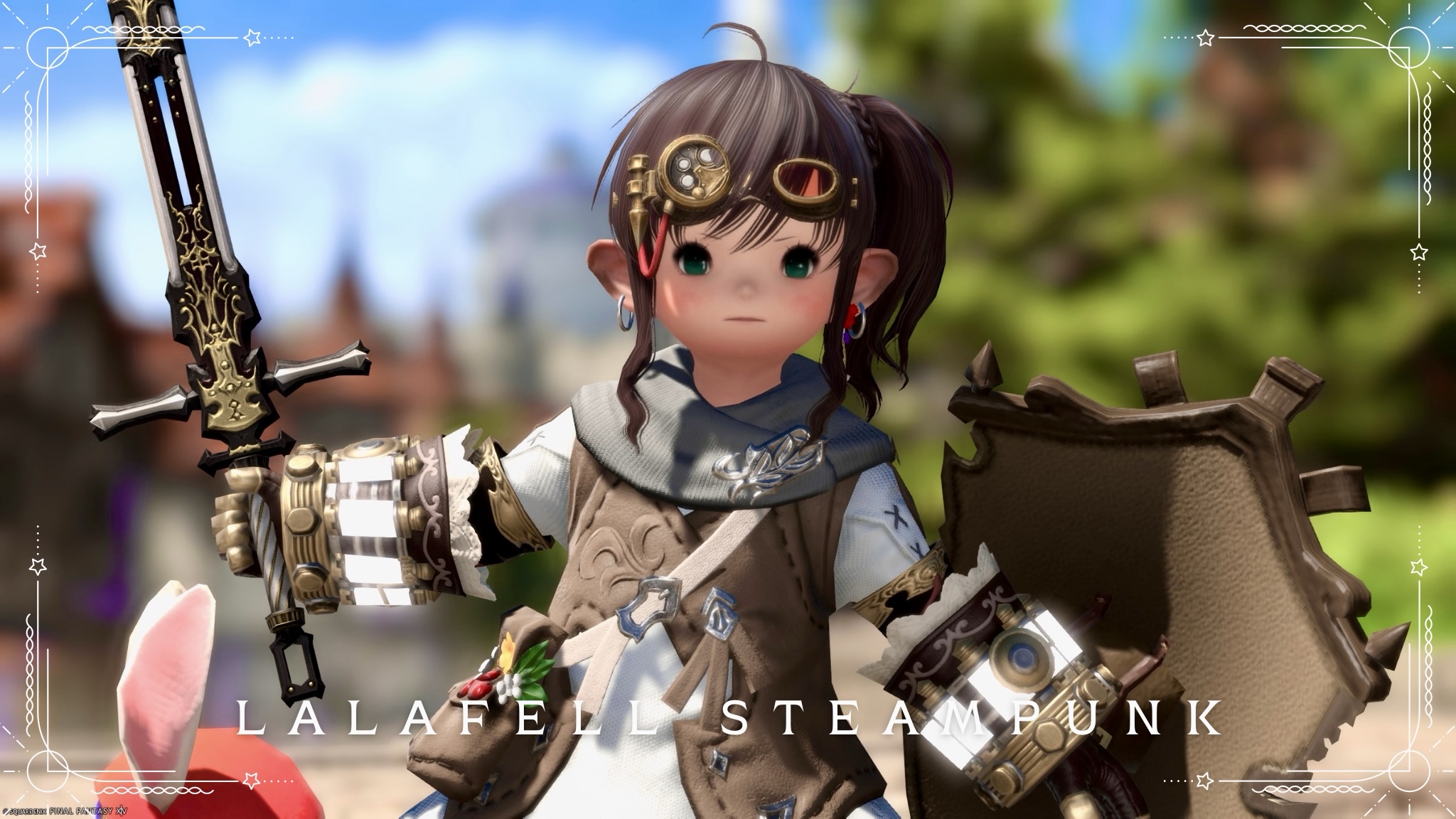 [Glamour] Lalafell's initial costume "Steampunk" arrangement "Robot Norico?" Lalafell FF14 Blog Norirow Note 24