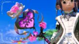 A cute heart-shaped magical girl's wand, the White Mage weapon "Courtly Lover's Cane" Lalafell FF14 Blog Norirow Note 26
