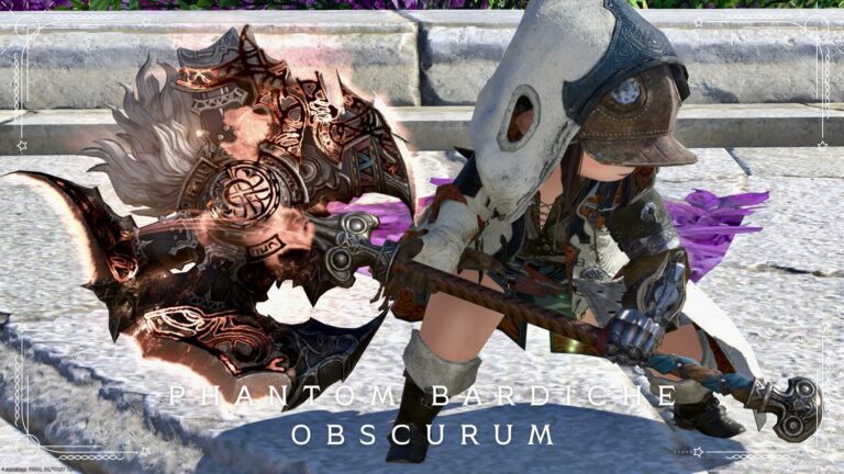 戦士のファントムウェポン (PW) 第三形態・光る炎の鉄の斧『ファントムオブスキュラム・バルディッシュ』 ララフェル FF14ブログ Norirow Note 69