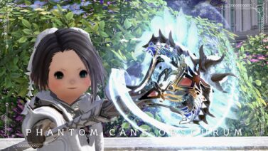 White Mage's Phantom Weapon (PW) Third Form: Shining Laurel Holy cane "Phantom Cane Obscurum" Lalafell FF14 Blog Norirow Note 20
