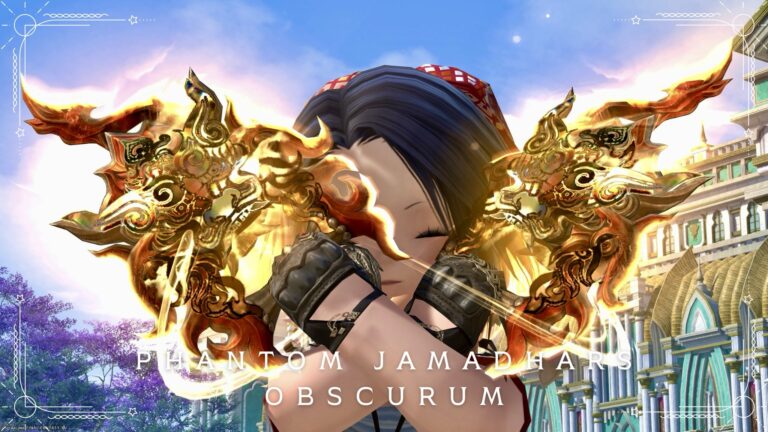 Monk's Phantom Weapon (PW) Third Form: Glowing Komainu Melee Weapon "Phantom Jamadhars Obscurum" Lalafell FF14 Blog Norirow Note 37