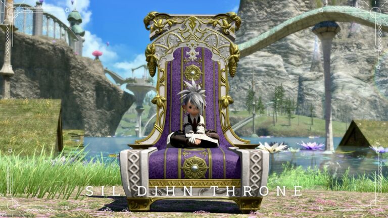 王様の空飛ぶ玉座！？シラディハ水道の高貴な椅子マウント『シラディン・スローン』 ララフェル FF14ブログ Norirow Note 55