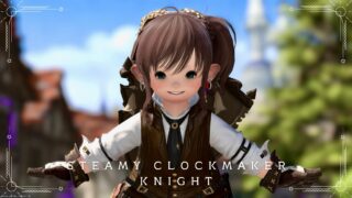 [Glamour] "A little steamy clockmaker knight apprentice" outfit Lalafell FF14 Blog Norirow Note 20