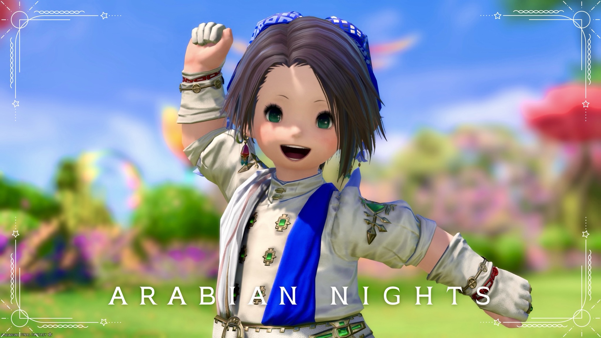 [Glamour] "Knight of the Arabian Nights" Variant Dungeons The Merchant's Tale outfit Lalafell FF14 Blog Norirow Note 24