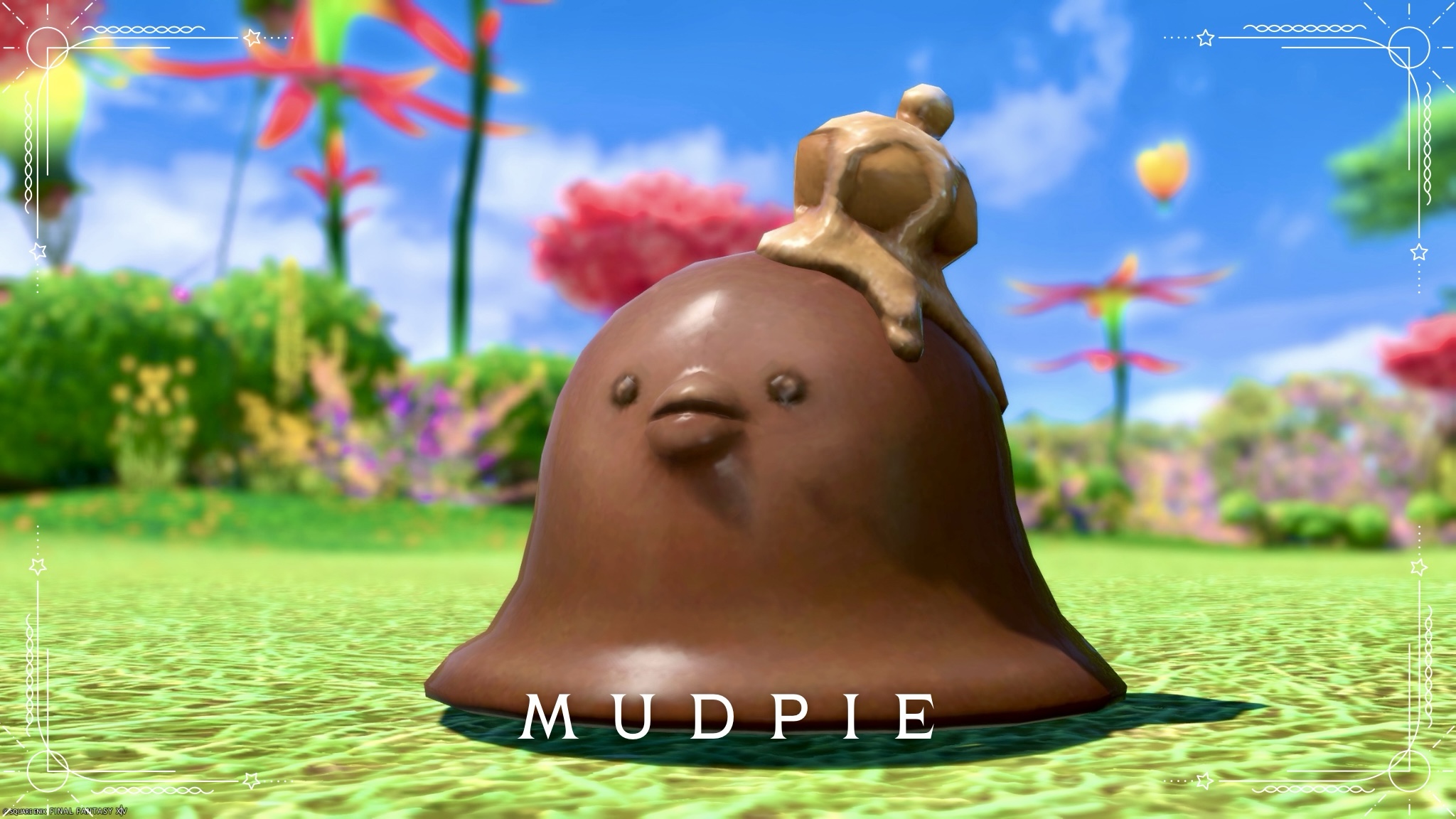 可愛くて美味しそうなチョコレートのスライム？のミニオン『ドロップチ』（モシャーヌ） ララフェル FF14ブログ Norirow Note 24