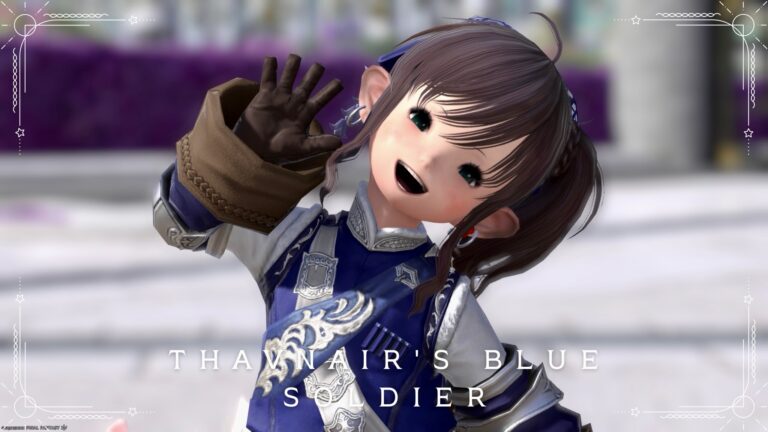 【ミラプリ】「サベネアの蒼き軍人さん」コーデ・ダーバー衣装ララフェル女子アレンジ ララフェル FF14ブログ Norirow Note 38