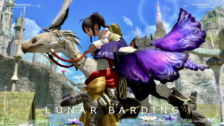 花魁なリボンが可愛いウサギちゃんのチョコボ装甲『ツクヨミ・バード』 ララフェル FF14ブログ Norirow Note 32