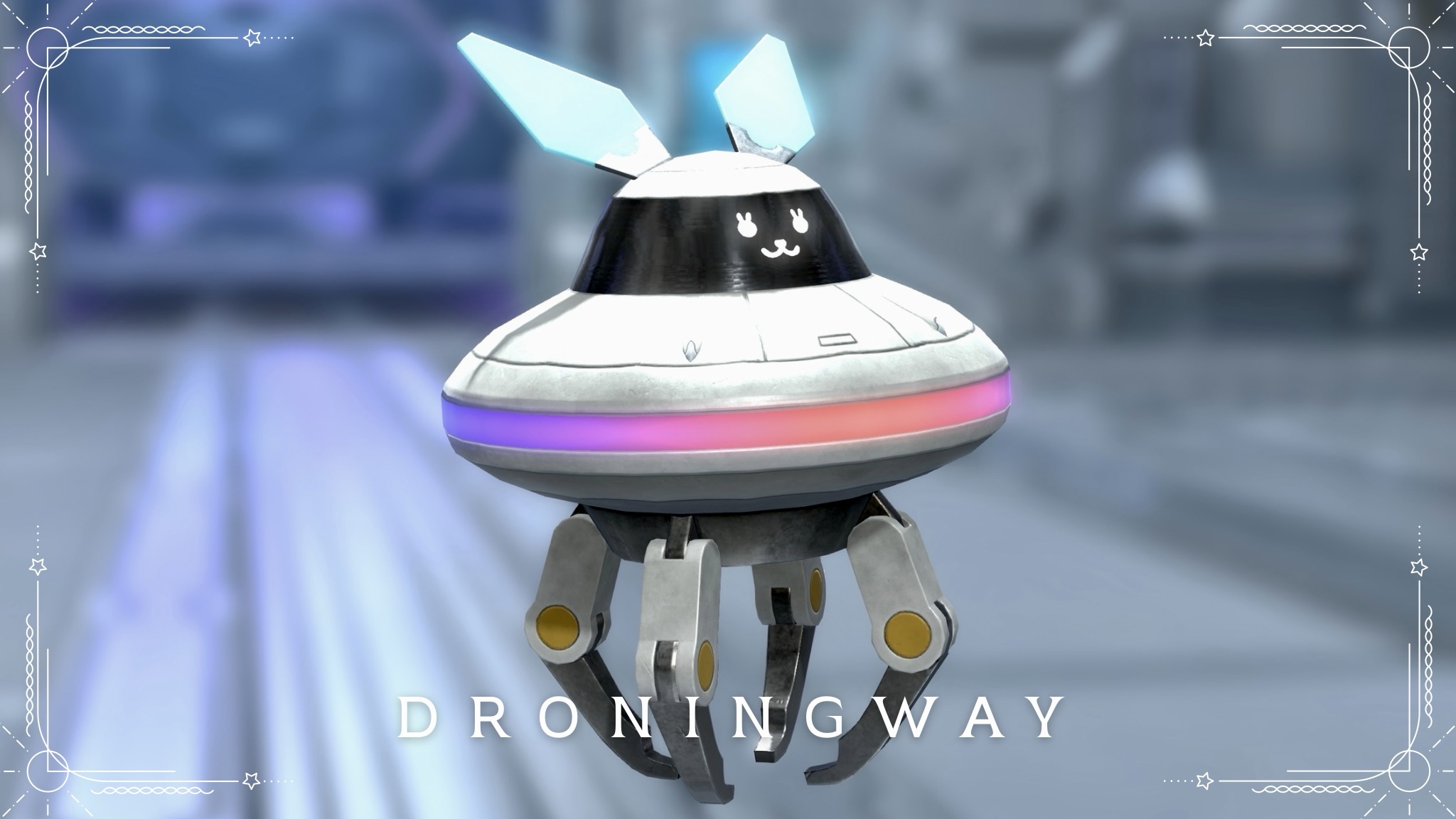 A cute UFO minion? The recovery drone "Droningway" from Planet Oizys Lalafell FF14 Blog Norirow Note 24