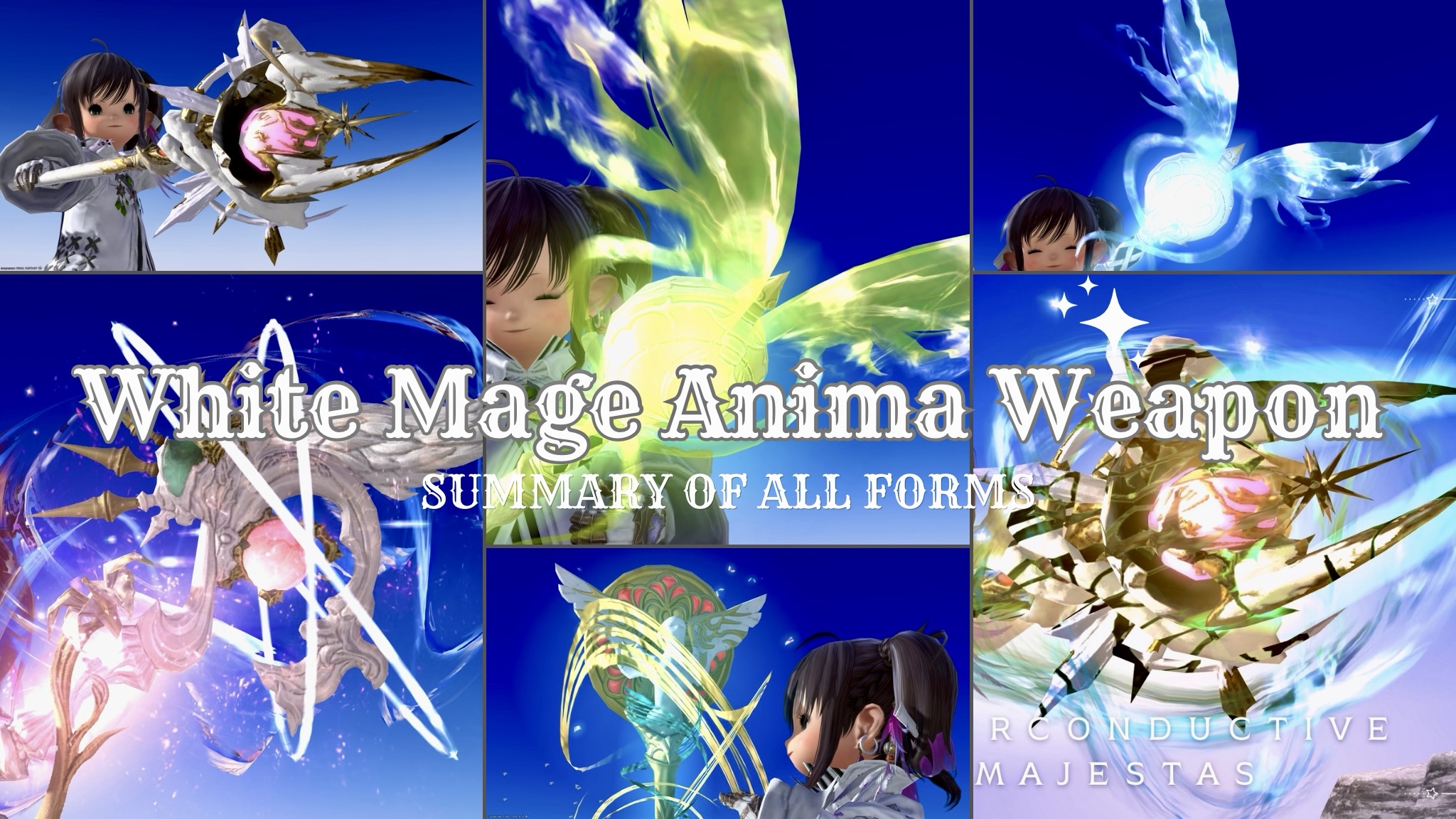 [Summary] White Mage Anima Weapon (AW) – All 8 Stages & Appearances Lalafell FF14 Blog Norirow Note 24
