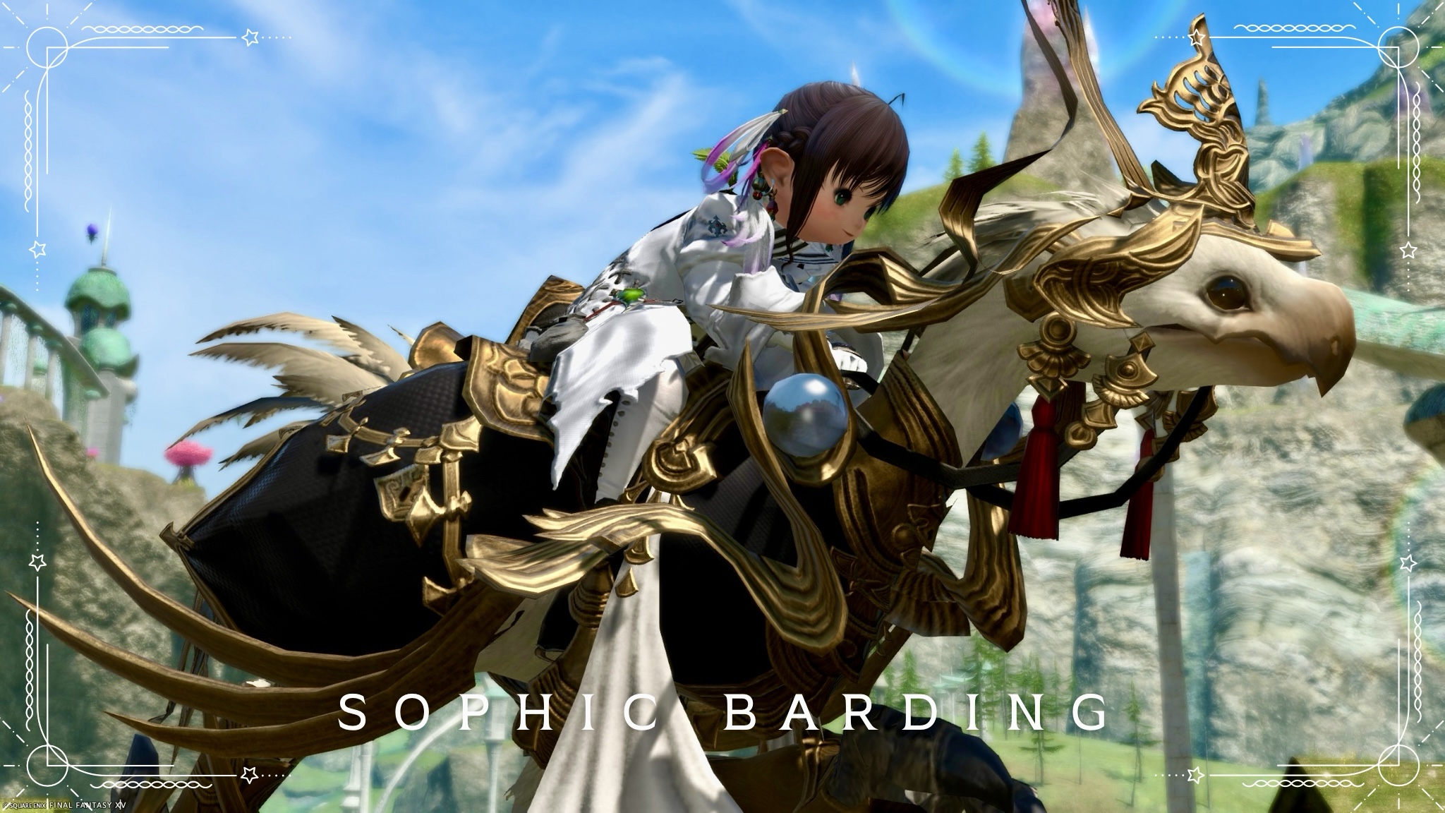 崇高で美麗なブラック＆ゴールドの女神チョコボ装甲『ソフィア・バード』 ララフェル FF14ブログ Norirow Note 24