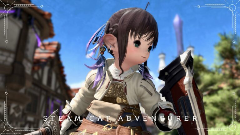 【Glamour】Traveling with the EVERCOLD Kitty — A "Steampunk Mechanic Adventurer" Coordinate Lalafell FF14 Blog Norirow Note 46