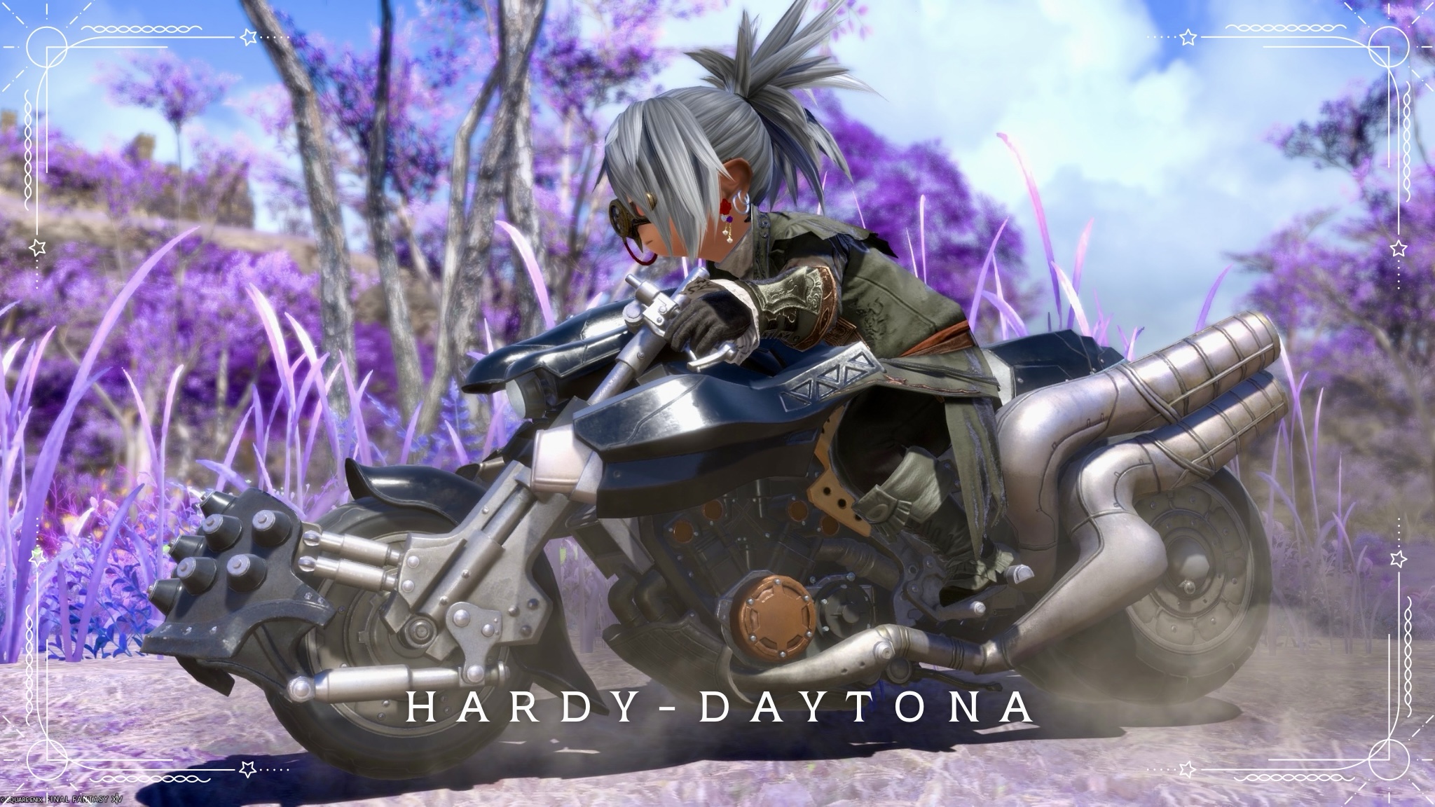 神羅のモンスターバイク！FF7のマウント『ハーディ＝デイトナ』（ファンフェス2026記念アイテム） ララフェル FF14ブログ Norirow Note 24