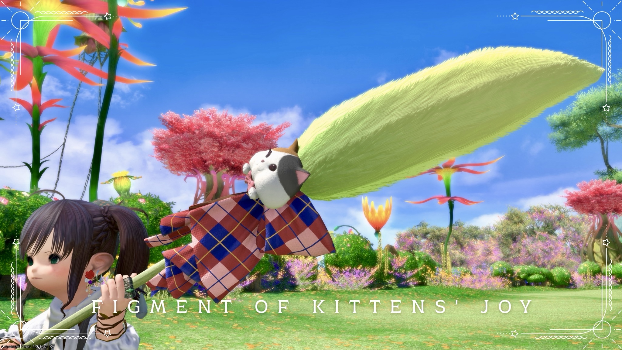 A Cute “Cat Teaser” Fat Cat Spear? The Dragoon Dream Weapon — Figment of Kittens' Joy Lalafell FF14 Blog Norirow Note 40