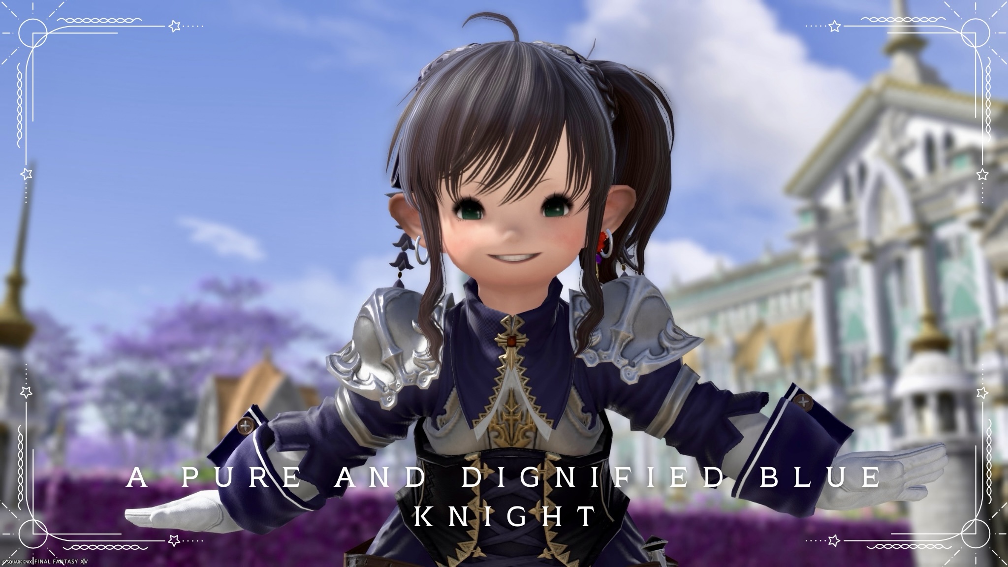 [Glamour] A Refined and Gallant Blue Knight — Inspired by Agrias Lalafell FF14 Blog Norirow Note 24