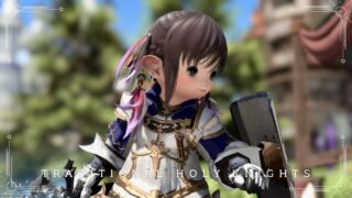 【Glamour】"The Traditional Holy Knight" – Paladin AF4 Gear Lalafell Girl Arrangement Coord Lalafell FF14 Blog Norirow Note 17