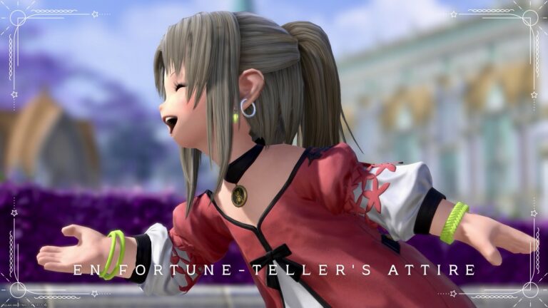 【Glamour】Cosplaying as FANTASIAN's "Kina"! En Fortune-teller's Attire (Lalafell Girl Ver.) Lalafell FF14 Blog Norirow Note 20