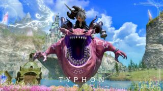 「暴風！はないきフンガー」のマウント！？魔神『テュポーン先生』（ゴールドソーサー） ララフェル FF14ブログ Norirow Note 5