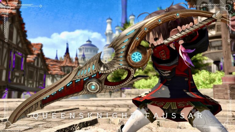 極ゼレニアの暗黒騎士武器・弧を描いた機械式大剣『クイーンズナイト・フォセ』 ララフェル FF14ブログ Norirow Note 21