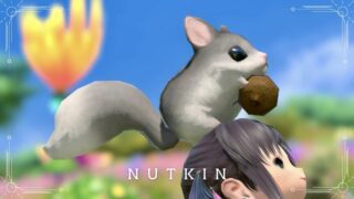 The adorable acorn-munching squirrel minion, Nutkin Lalafell FF14 Blog Norirow Note 16