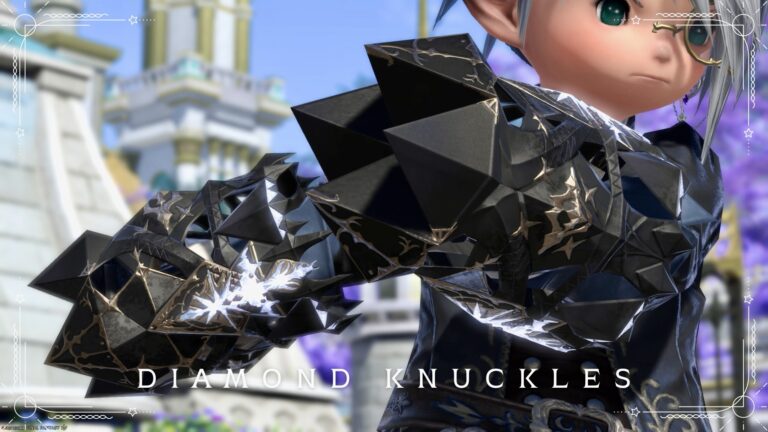A Chic and Modern Monk Weapon That Looks Just Like a Drill — Diamond Knuckles from Sigmascape V4.0 (Savage) Lalafell FF14 Blog Norirow Note 20