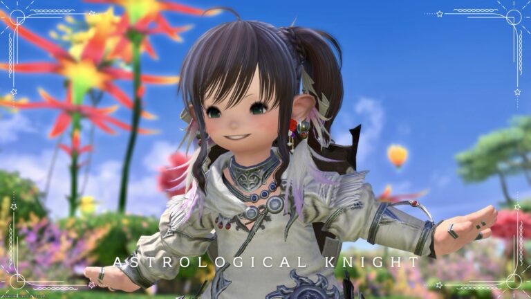 【ミラプリ】「ちょっぴりお転婆なお嬢様風の占星術騎士様」- ウェルキン装備アレンジコーデ ララフェル FF14ブログ Norirow Note 20